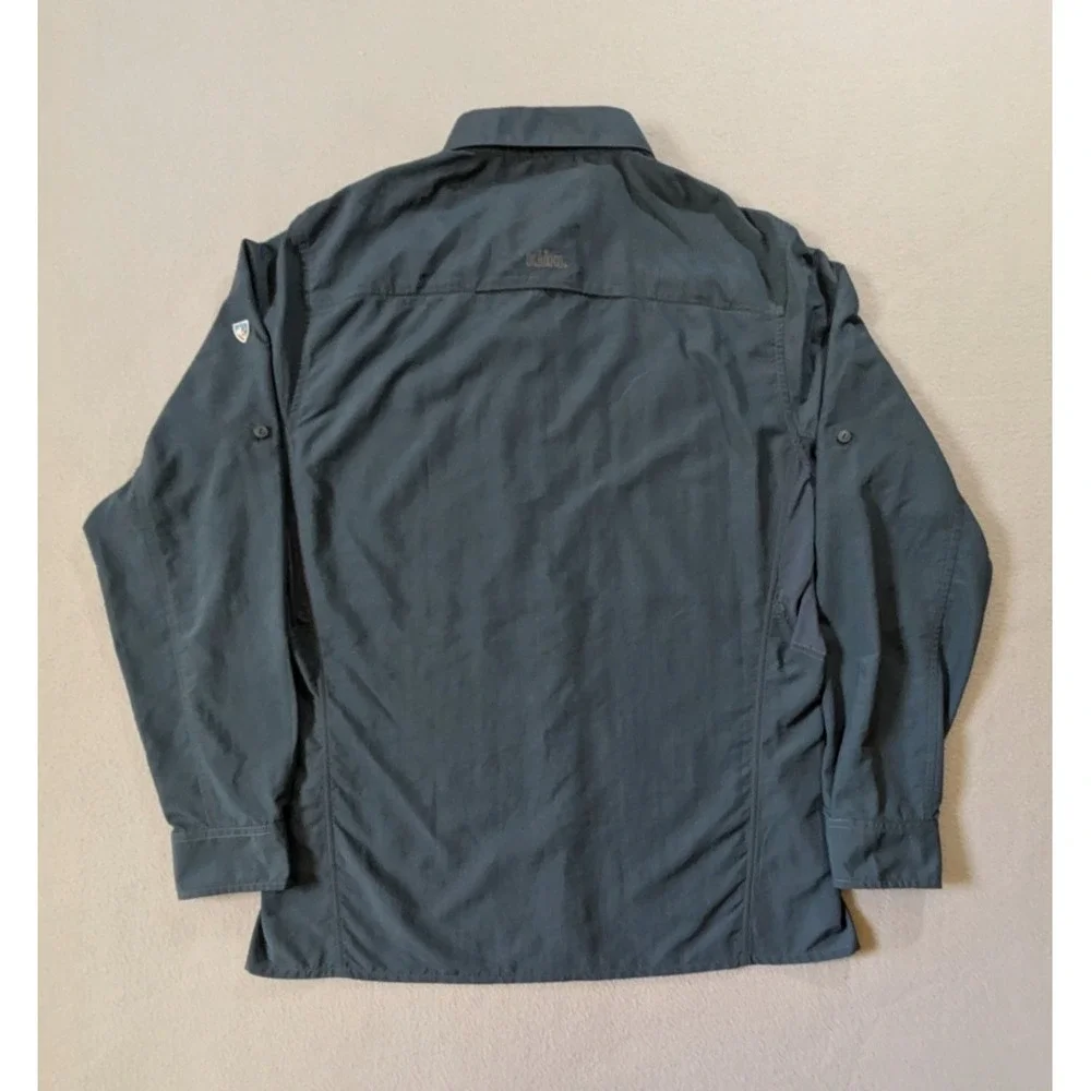 Kuhl Men's Dark Blue Casual Button Down Shirt - Picture 8 of 11